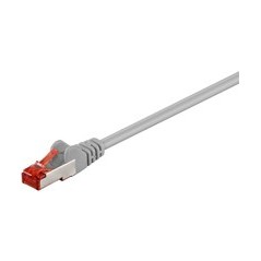 Goobay RJ45 CAT 6 S/FTP CU LSZH 1m Grey